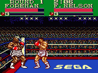 George Foreman's KO Boxing - GAMEGEAR - Sega Game Gear - Ingames