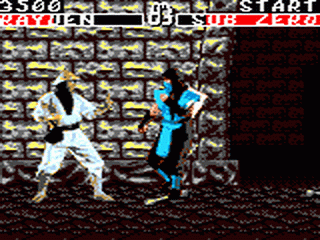 Mortal Kombat - GAMEGEAR - Sega Game Gear - Ingames
