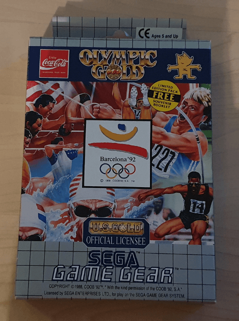 Olympic Gold: Barcelona '92 - GAMEGEAR - Sega Game Gear