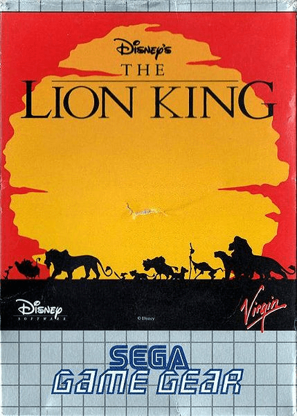 The Lion King - GAMEGEAR - Sega Game Gear - Packshots
