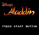Disney's Aladdin - GAMEGEAR - Sega Game Gear - Titles