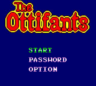 The Ottifants - GAMEGEAR - Sega Game Gear - Titles
