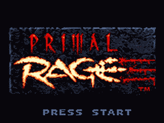 Primal Rage - GAMEGEAR - Sega Game Gear - Titles