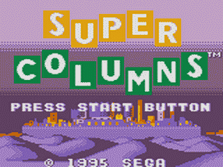 Super Columns - GAMEGEAR - Sega Game Gear - Titles