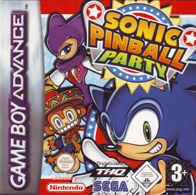 Sonic Pinball Party - GBA - Nintendo Game Boy Advance