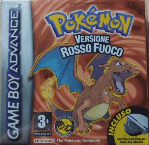 Pokémon Versione Rosso Fuoco - GBA - Nintendo Game Boy Advance
