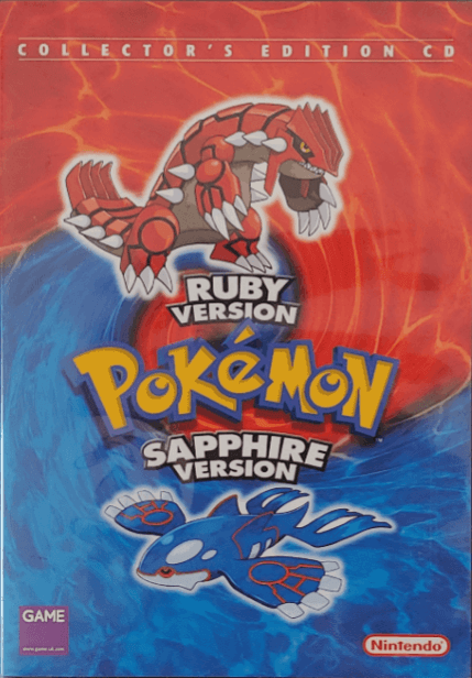 Pokémon Ruby and Sapphire Version - GBA - Nintendo Game Boy Advance
