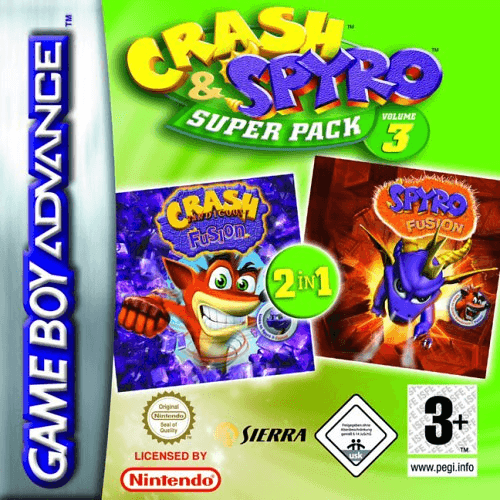 Crash & Spyro Superpack Volume 3 - GBA - Nintendo Game Boy Advance