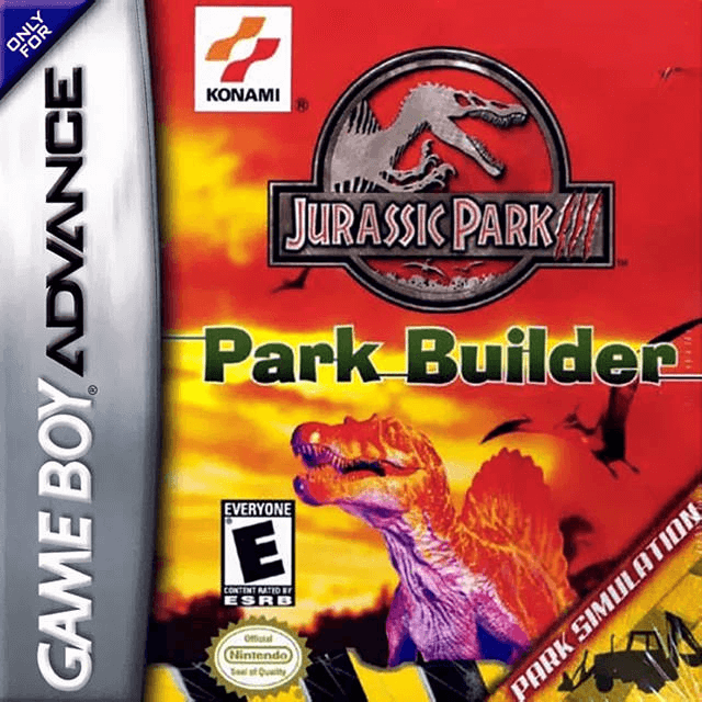 Jurassic Park III: Park Builder - GBA - Nintendo Game Boy Advance