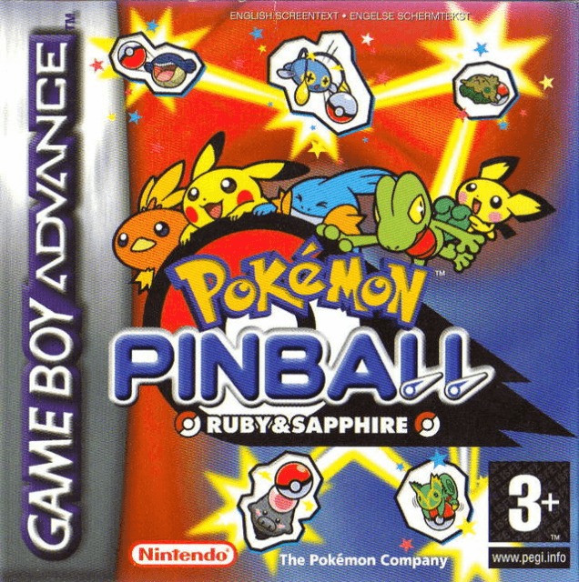 Pokémon Pinball: Ruby & Sapphire - GBA - Nintendo Game Boy Advance