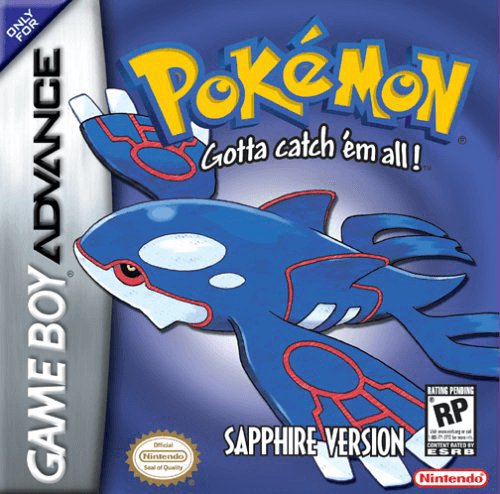 Pokémon Sapphire Version - GBA - Nintendo Game Boy Advance
