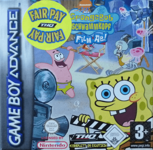 SpongeBob Schwammkopf: Film Ab! - GBA - Nintendo Game Boy Advance