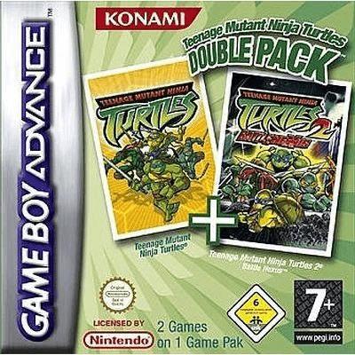Teenage Mutant Ninja Turtles: Double Pack - GBA - Nintendo Game Boy Advance