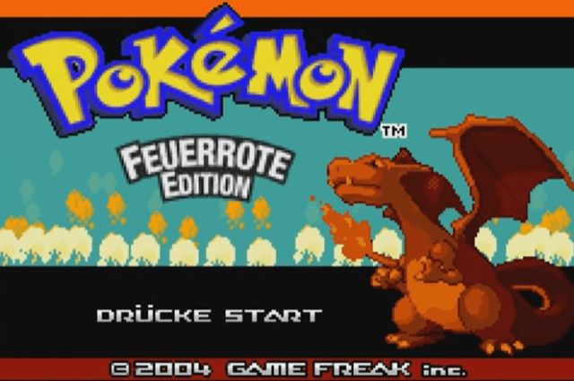 Pokémon Feuerrote Edition - GBA - Nintendo Game Boy Advance - Titles