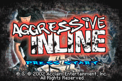 Aggressive Inline - GBA - Nintendo Game Boy Advance - Titles