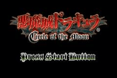 Akumajo Dracula: Circle of the Moon - GBA - Nintendo Game Boy Advance - Titles