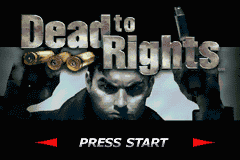 Dead to Rights - GBA - Nintendo Game Boy Advance - Titles