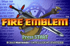Fire Emblem - GBA - Nintendo Game Boy Advance - Titles
