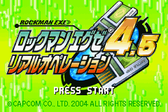 Rockman EXE 4.5 Real Operation - GBA - Nintendo Game Boy Advance - Titles