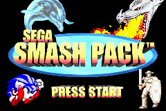 Sega Smash Pack - GBA - Nintendo Game Boy Advance - Titles