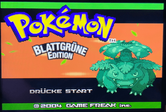 Pokémon Blattgrüne Edition - GBA - Nintendo Game Boy Advance - Titles
