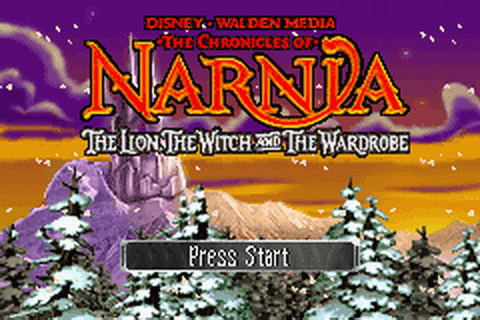 The Chronicles of Narnia: The Lion, The Witch and The Wardrobe - GBA - Nintendo Game Boy Advance - Titles