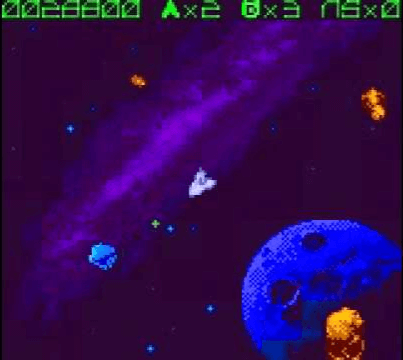 Asteroids - GBC - Nintendo Game Boy Color - Ingames