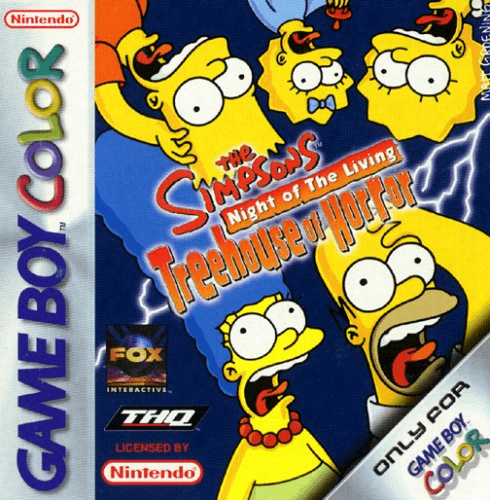 The Simpsons: Night of the Living Treehouse of Horror - GBC - Nintendo Game Boy Color