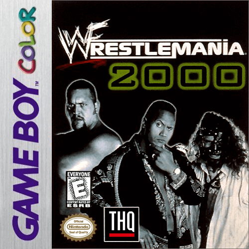 WWF Wrestlemania 2000 - GBC - Nintendo Game Boy Color - Packshots