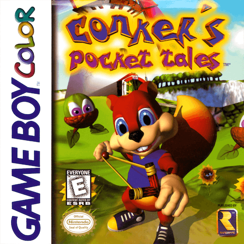 Conker's Pocket Tales - GBC - Nintendo Game Boy Color - Packshots