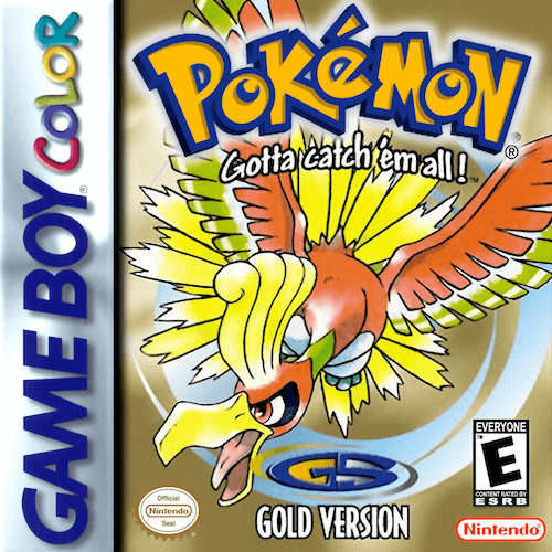 Pokémon Gold Version - GBC - Nintendo Game Boy Color - Packshots