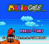 Mario Golf - GBC - Nintendo Game Boy Color - Titles