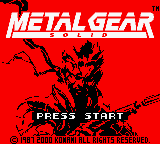 Metal Gear Solid - GBC - Nintendo Game Boy Color - Titles