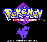 Pokémon Crystal Version - GBC - Nintendo Game Boy Color - Titles