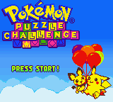 Pokémon Puzzle Challenge - GBC - Nintendo Game Boy Color - Titles