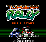 Top Gear Rally - GBC - Nintendo Game Boy Color - Titles
