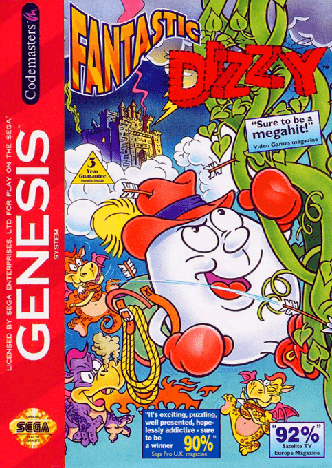 Fantastic Dizzy - GEN - Sega Genesis
