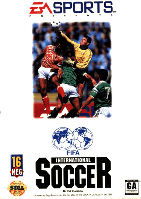 FIFA International Soccer - GEN - Sega Genesis - Packshots