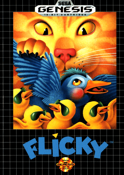 Flicky - GEN - Sega Genesis - Packshots