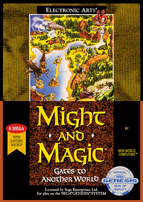 Might and Magic: Gates to Another World - GEN - Sega Genesis