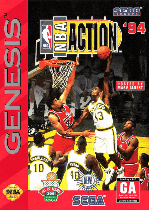 NBA Action '94 - GEN - Sega Genesis