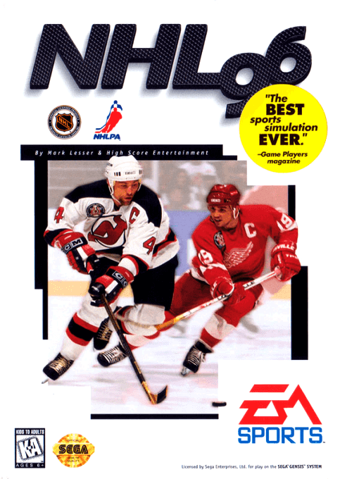 NHL 96 - GEN - Sega Genesis