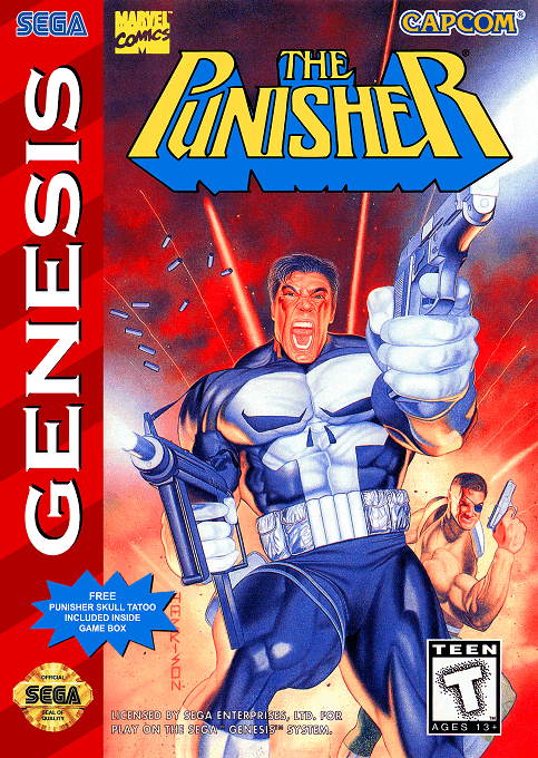 The Punisher - GEN - Sega Genesis - Packshots