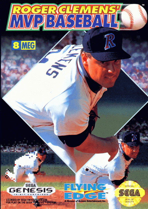 Roger Clemens' MVP Baseball - GEN - Sega Genesis - Packshots