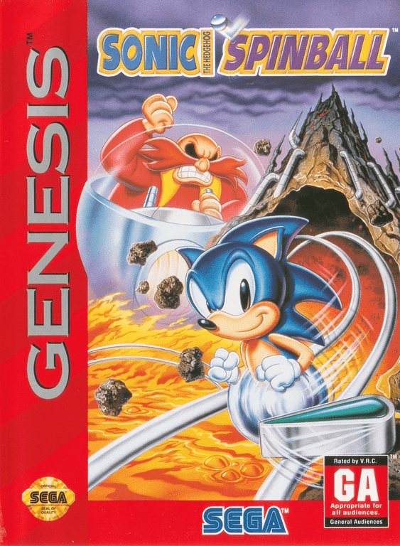 Sonic the Hedgehog Spinball - GEN - Sega Genesis