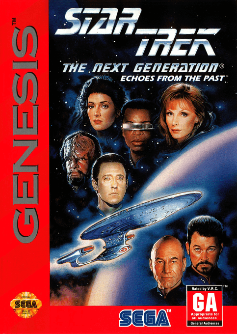 Star Trek: The Next Generation: Echoes From the Past - GEN - Sega Genesis
