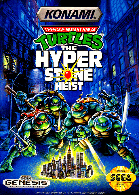 Teenage Mutant Ninja Turtles: The Hyperstone Heist - GEN - Sega Genesis