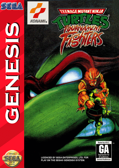 Teenage Mutant Ninja Turtles: Tournament Fighters - GEN - Sega Genesis - Packshots