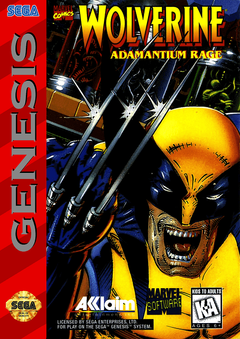 Wolverine: Adamantium Rage - GEN - Sega Genesis