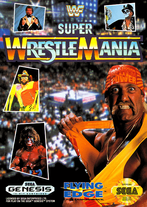 WWF Super Wrestlemania - GEN - Sega Genesis - Packshots